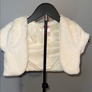 Nannette Cream Cape Jacket for Kids